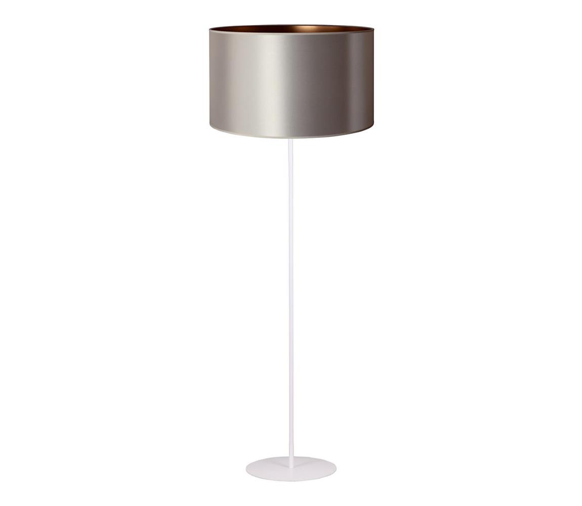 Donoci Stojacia lampa CANNES 1xE27/15W/230V pr. 45 cm strieborná/medená/biela
