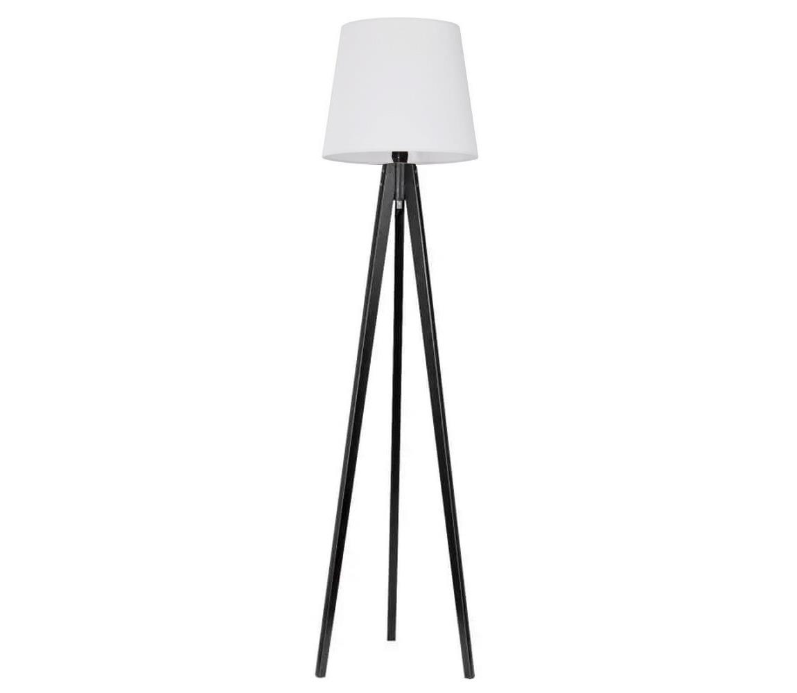 Donoci Stojacia lampa CONE 1xE27/60W/230V wenge biela