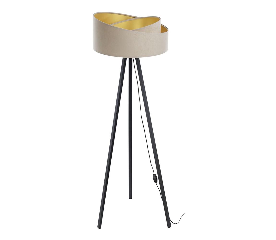 Donoci Stojacia lampa GALAXY 1xE27/60W/230V béžová/wenge AS0466+BS0384