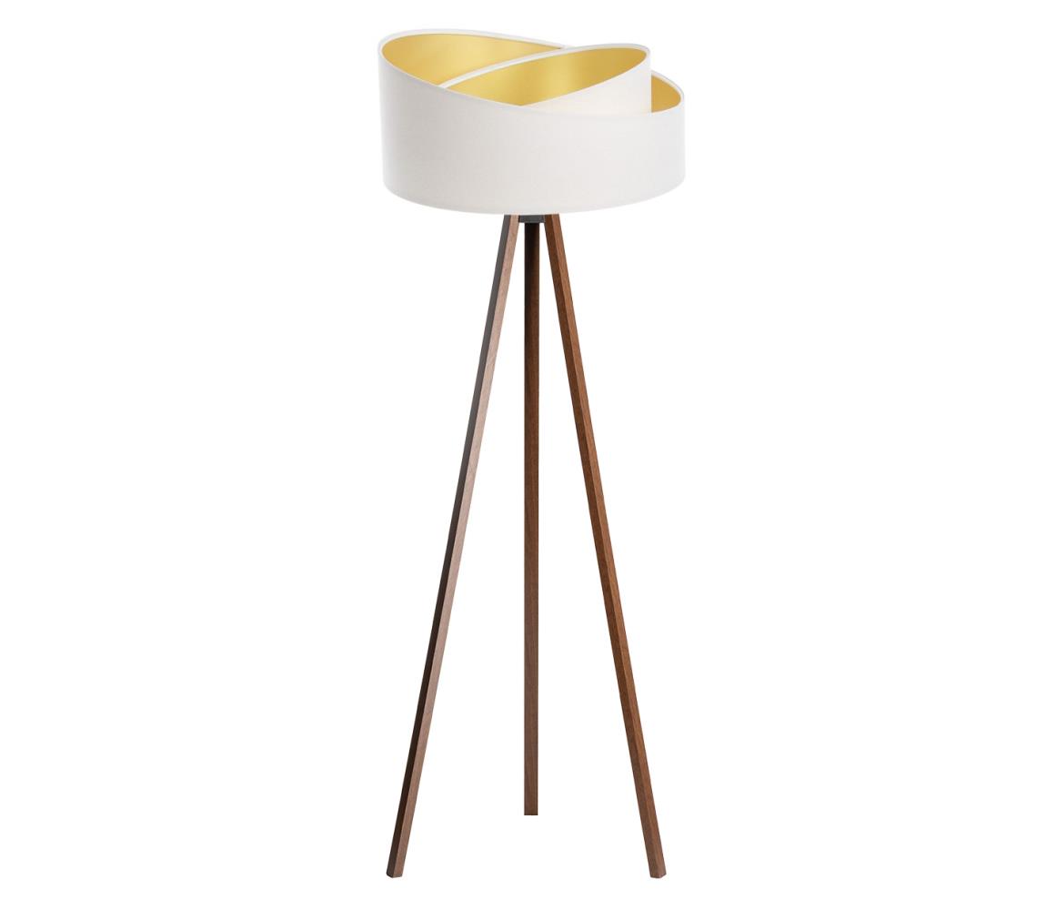 Donoci Stojacia lampa GALAXY 1xE27/60W/230V biela/wenge AS0462+BS0385