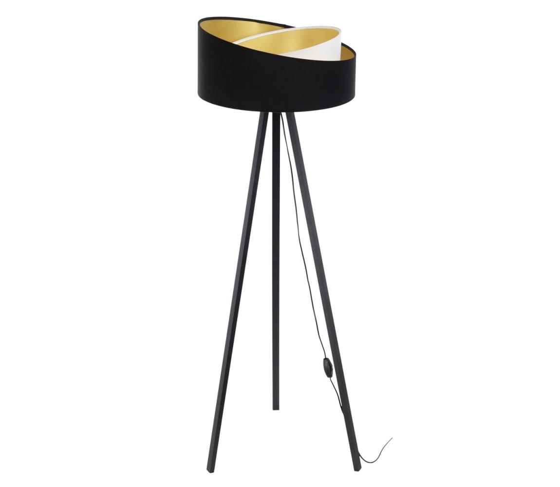 Donoci Stojacia lampa GALAXY 1xE27/60W/230V čierná/biela/wenge