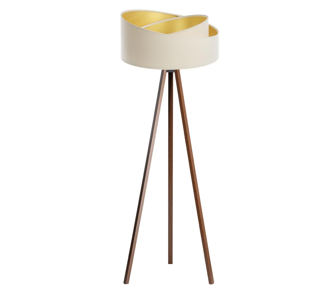 Donoci Stojacia lampa GALAXY 1xE27/60W/230V krémová/wenge AS0462+BS0391