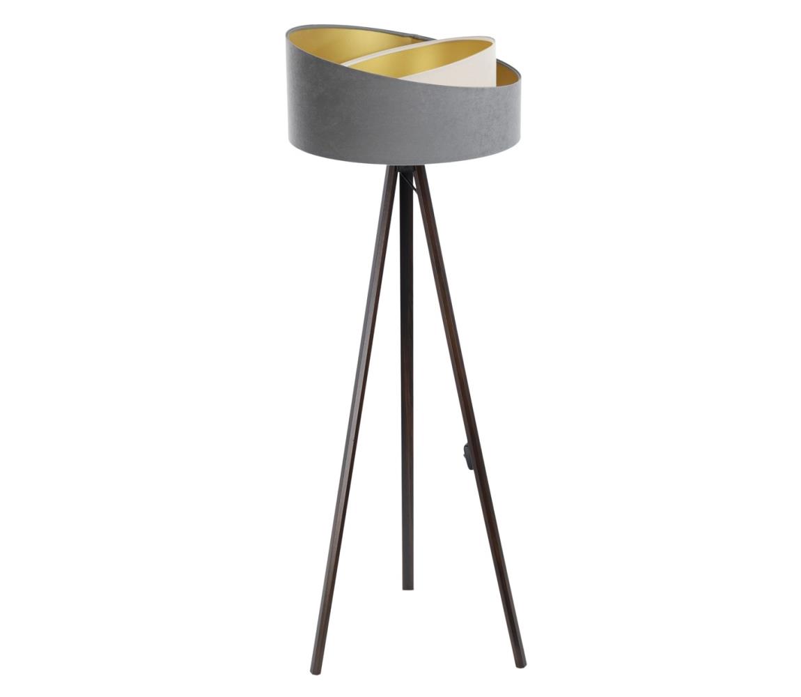 Donoci Stojacia lampa GALAXY 1xE27/60W/230V šedá/hnedá