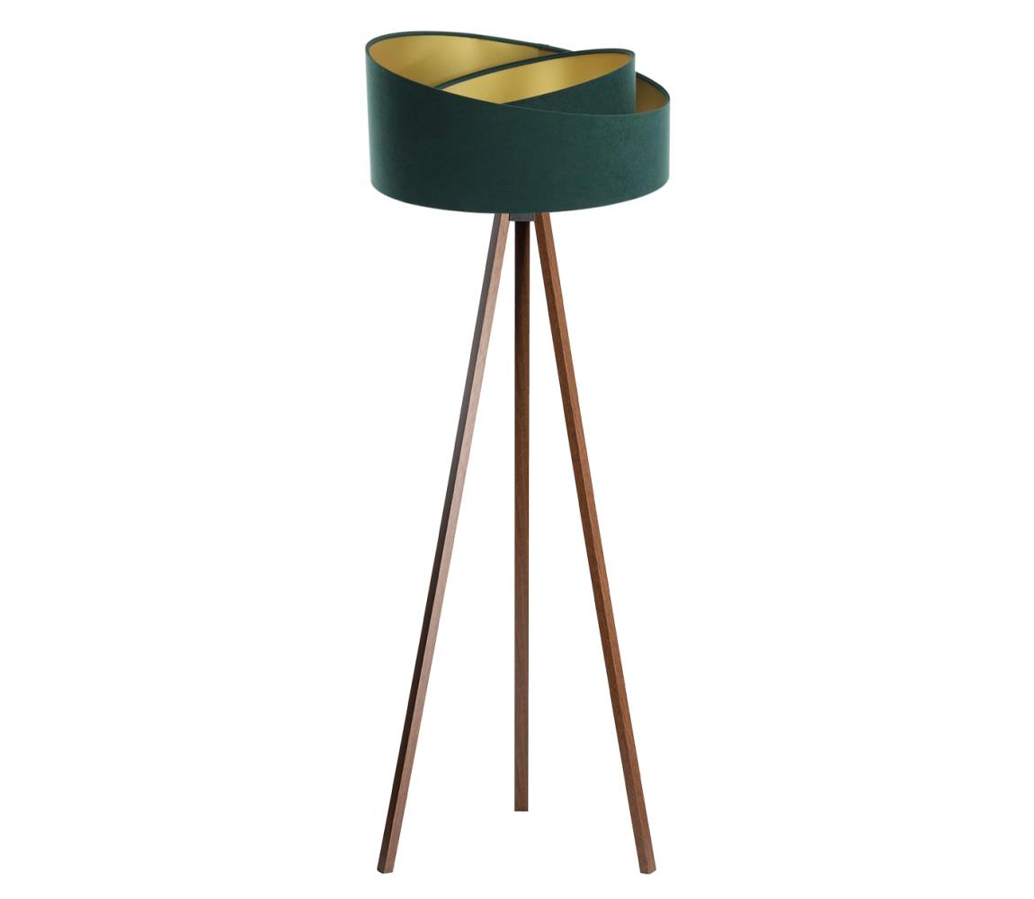 Donoci Stojacia lampa GALAXY 1xE27/60W/230V zelená/wenge AS0462+BS0388