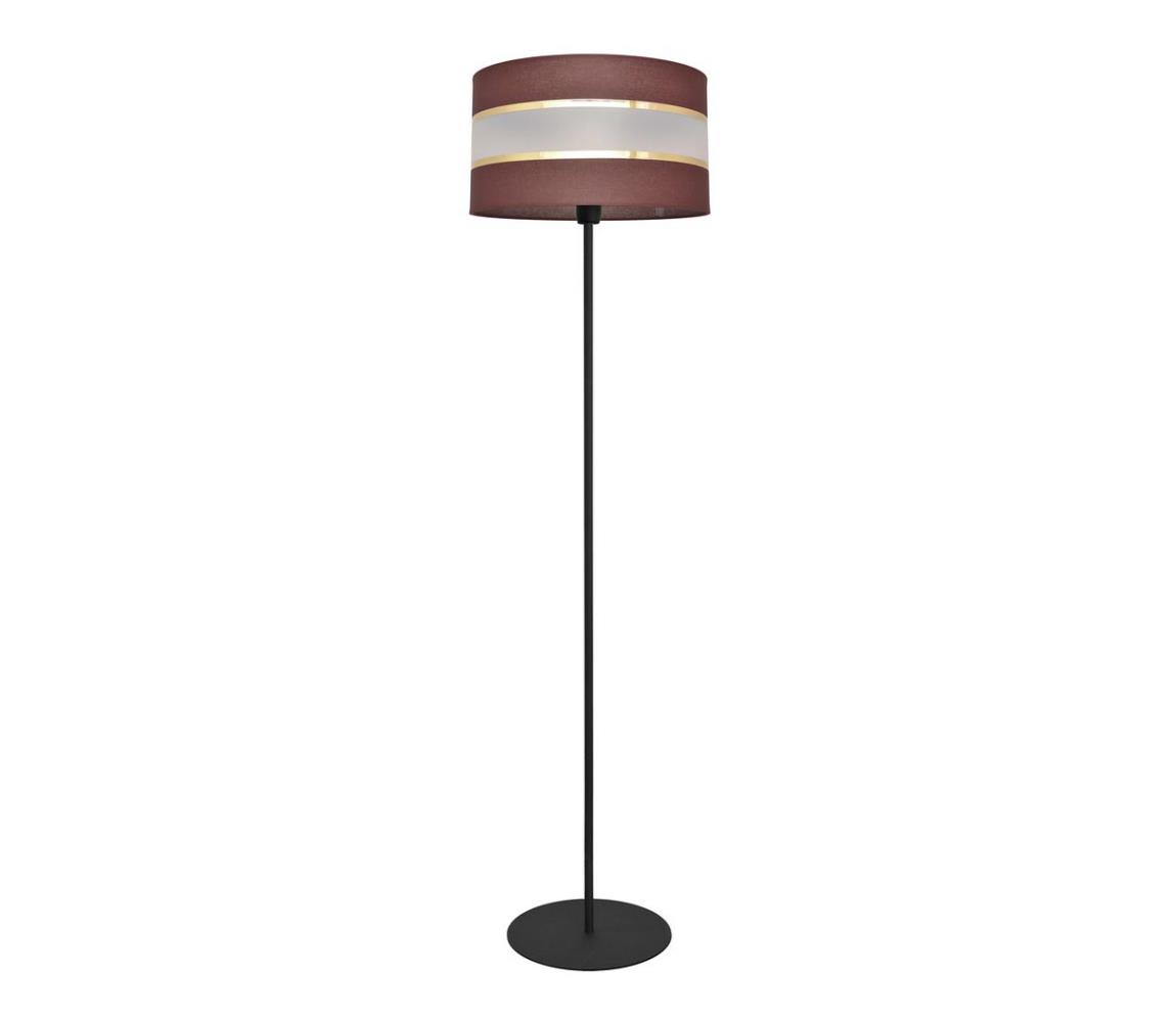 Donoci Stojacia lampa HELEN 1xE27/15W/230V hnedá/čierna/zlatá