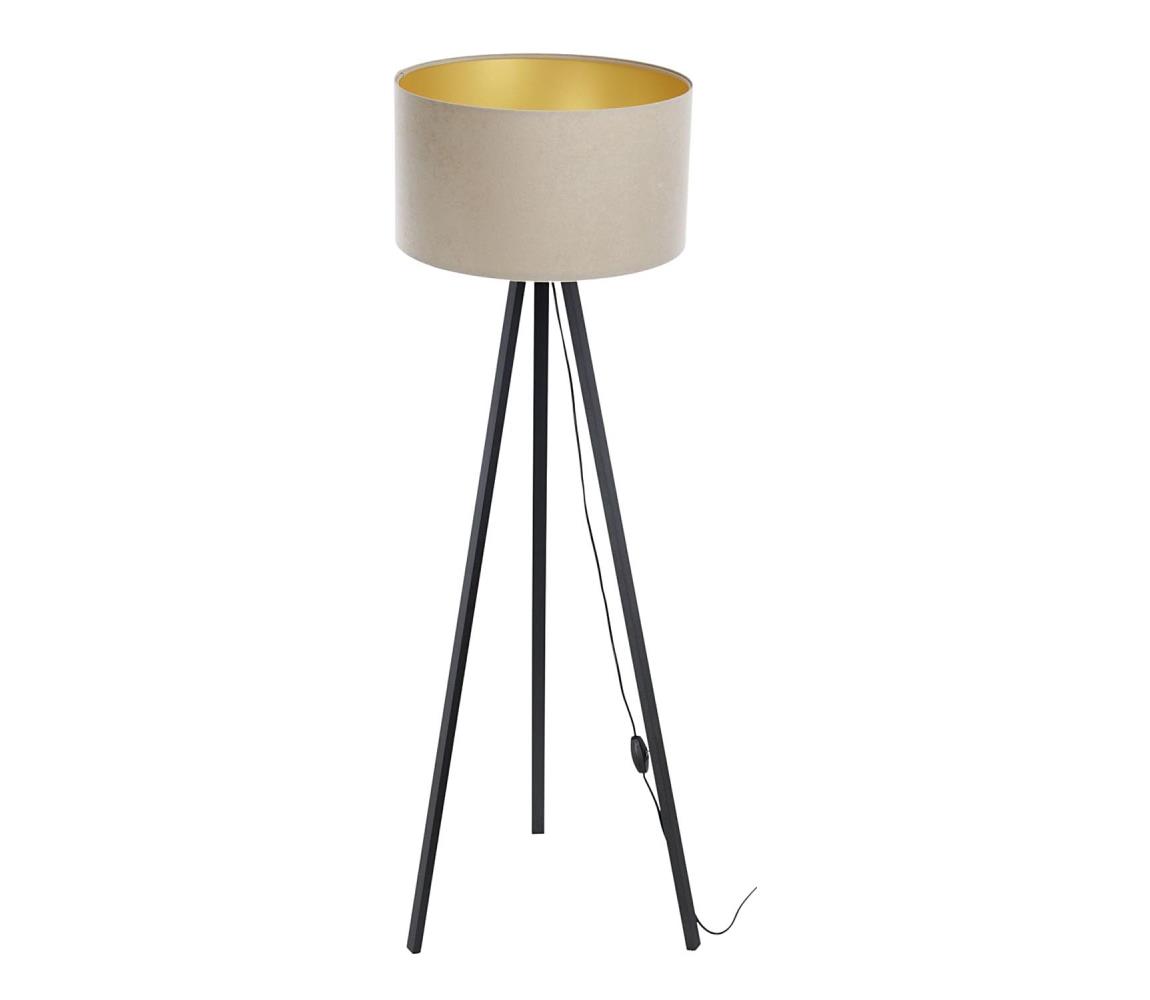 Donoci Stojacia lampa STANDART 1xE27/60W/230V béžová/wenge AS0466+BS0395