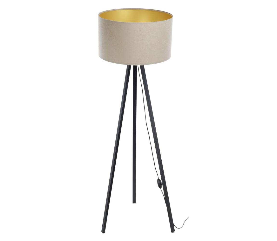 Donoci Stojacia lampa STANDART 1xE27/60W/230V béžová/wenge