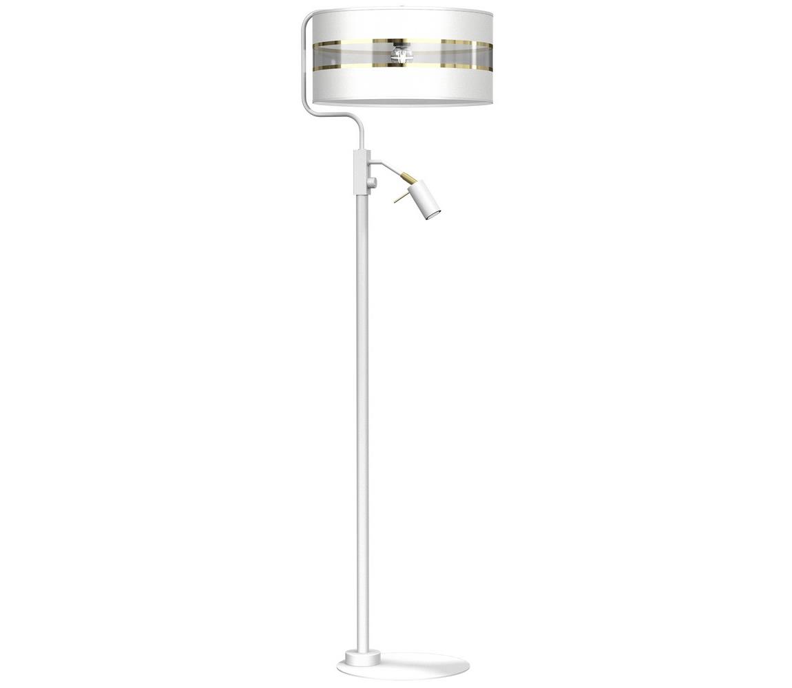 Donoci Stojacia lampa ULTIMO 1xE27/40W/230V + 1xGU10/MR11/7W biela