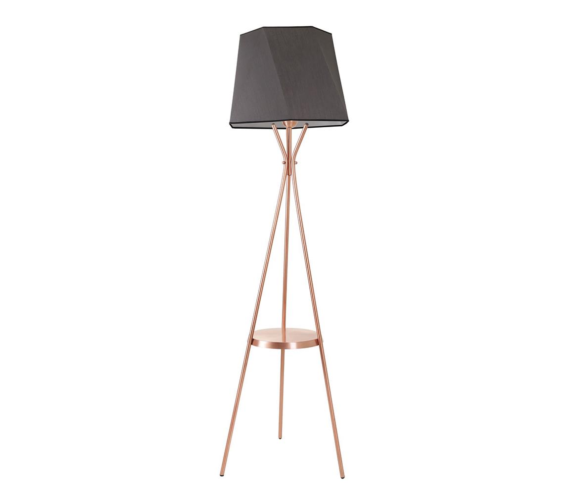 Donoci Stojacia lampa VENEDIK 1xE27/60W/230V šedá/medená