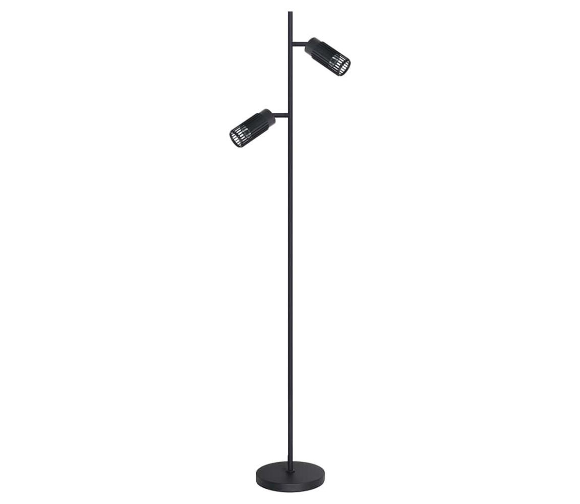 Donoci Stojacia lampa VERTICAL 2xGU10/8W/230V čierna