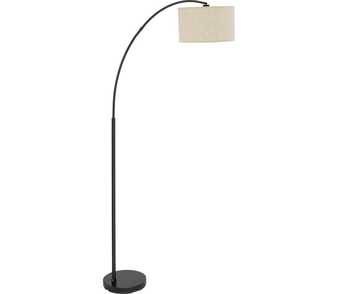 Donoci Stojacia lampa ZENITH 1xE27/15W/230V čierna/béžová
