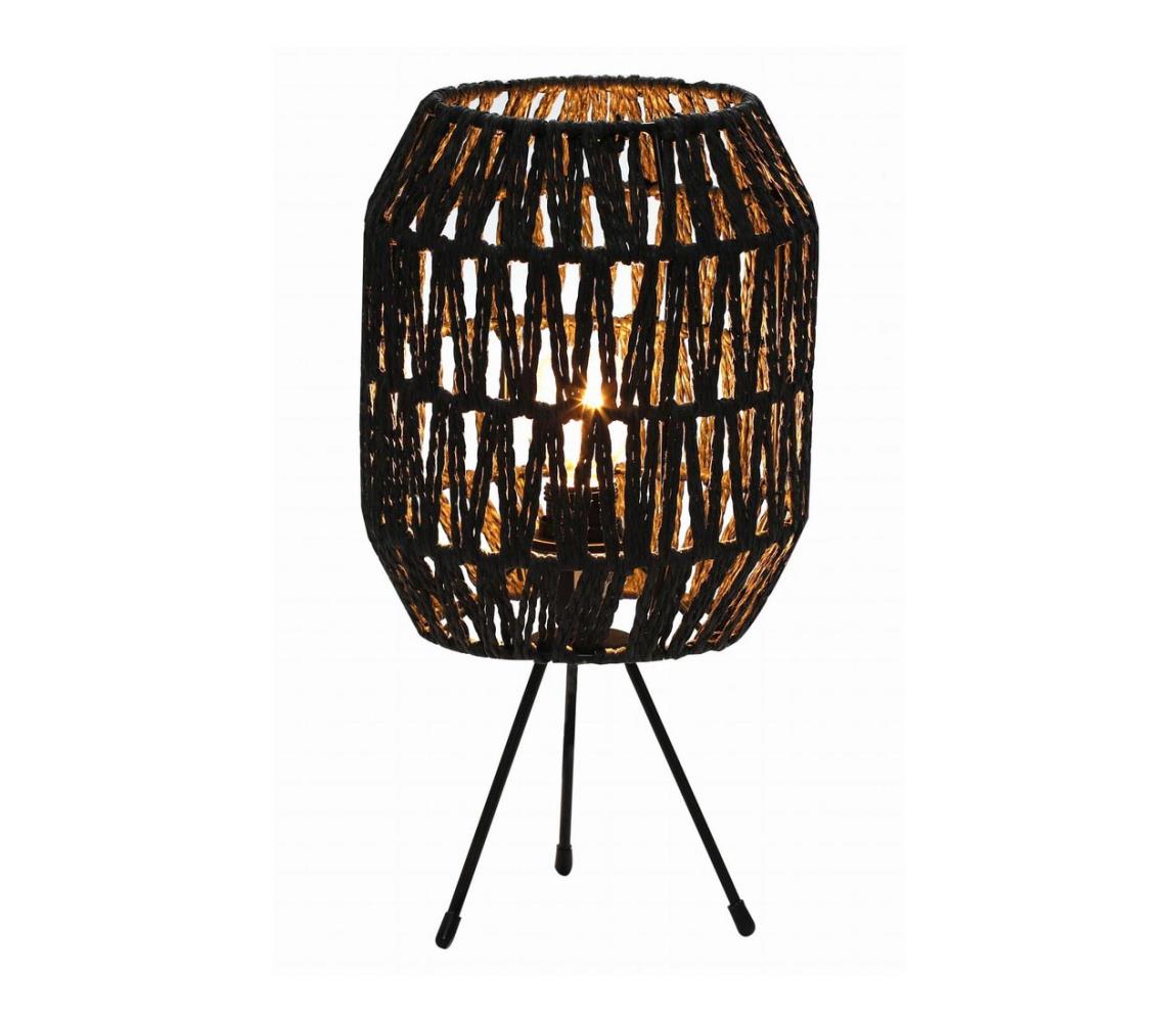 Donoci Stolná lampa 1xE14/25W/230V ratan PTL7027