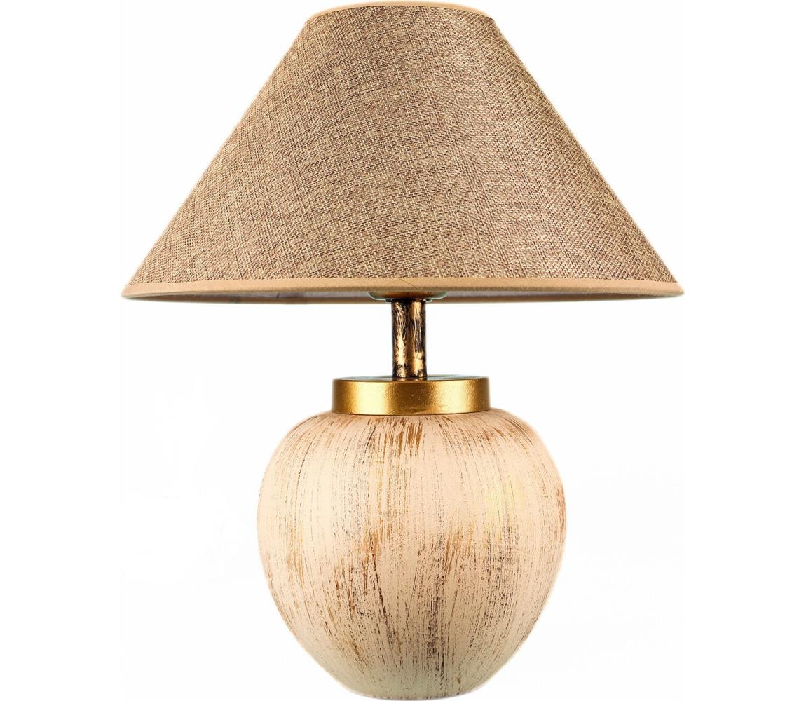 Donoci Stolná lampa 1xE27/40W/230V béžová