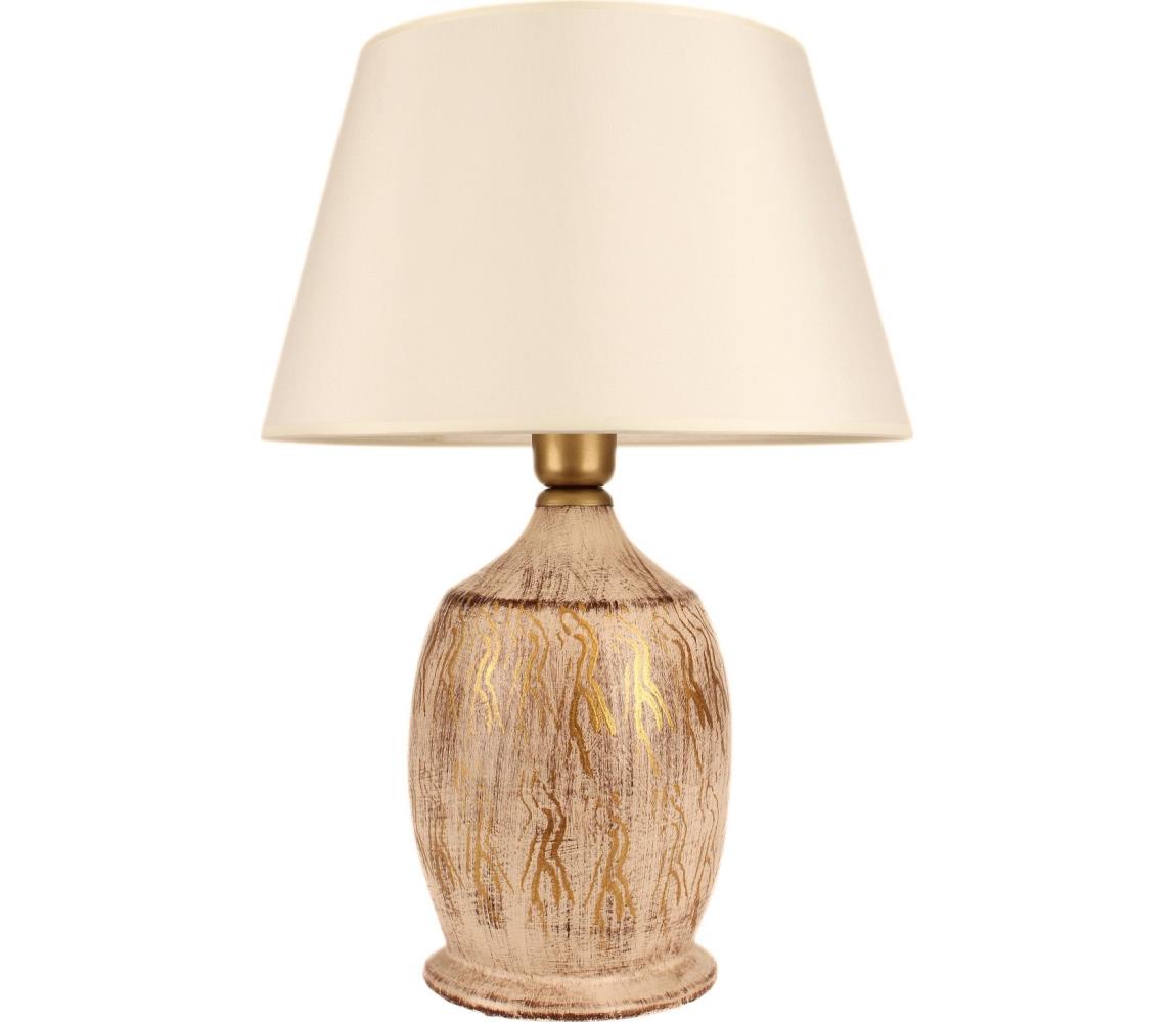 Donoci Stolná lampa 1xE27/40W/230V zlatá