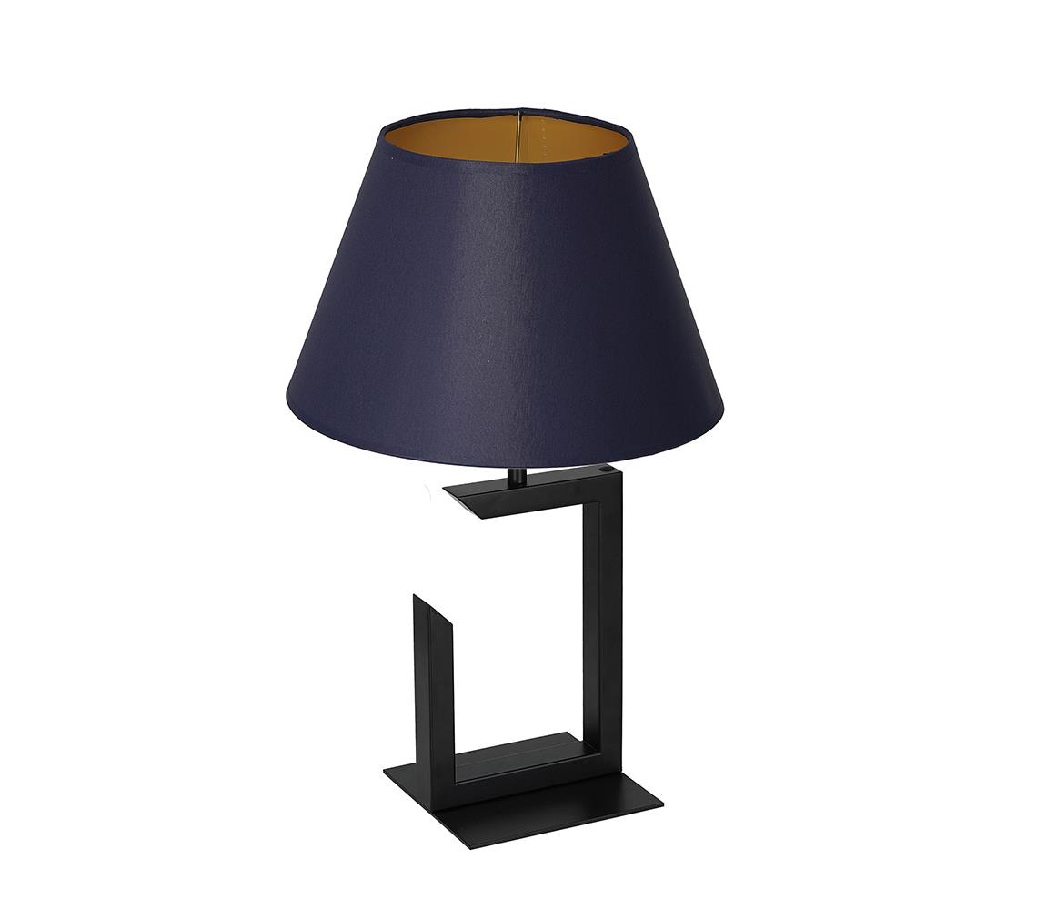 Donoci Stolná lampa 1xE27/60W/230V 45 cm modrá/zlatá