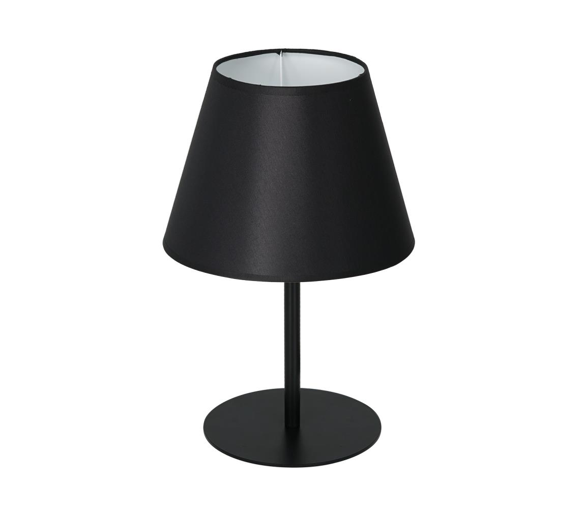 Donoci Stolná lampa ARDEN 1xE27/60W/230V pr. 20 cm čierna/biela