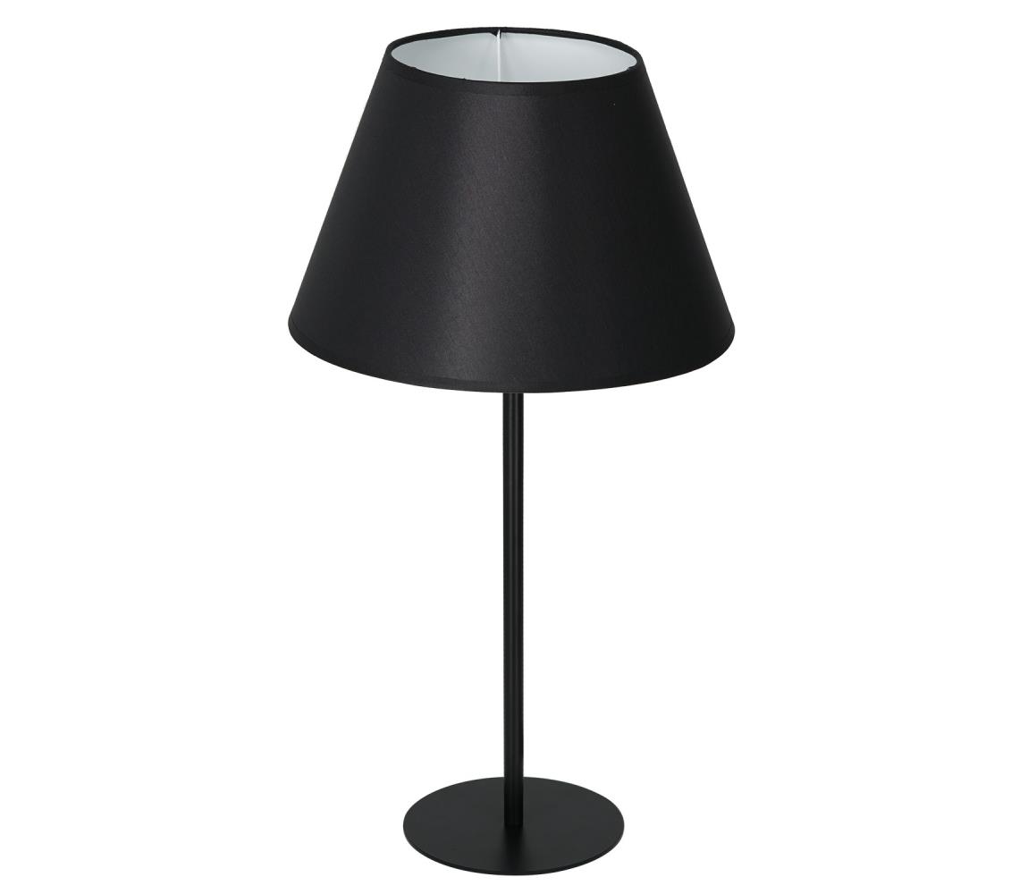 Donoci Stolná lampa ARDEN 1xE27/60W/230V pr. 30 cm čierna/biela