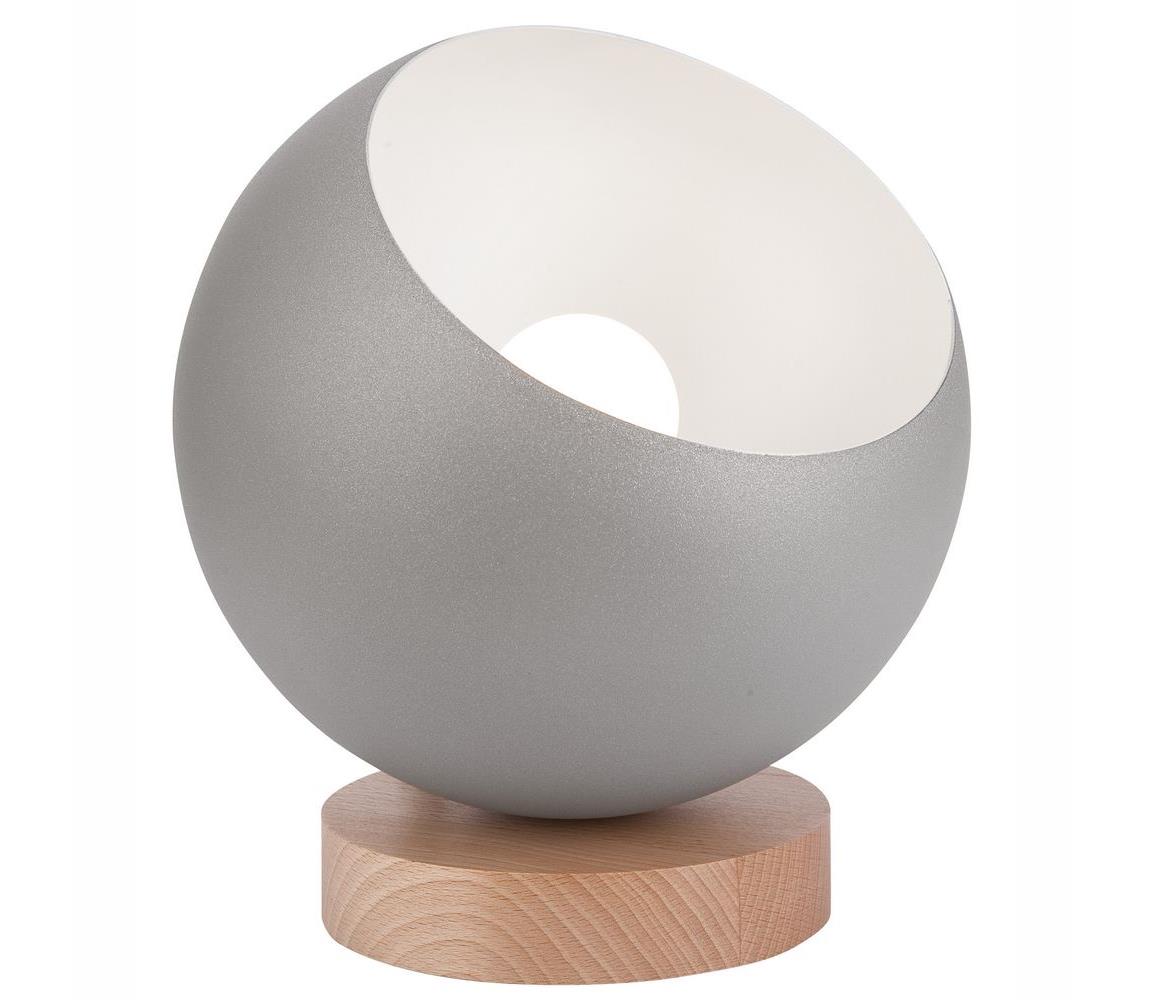 Donoci Stolná lampa AVA BALL 1xE27/60W/230V strieborná