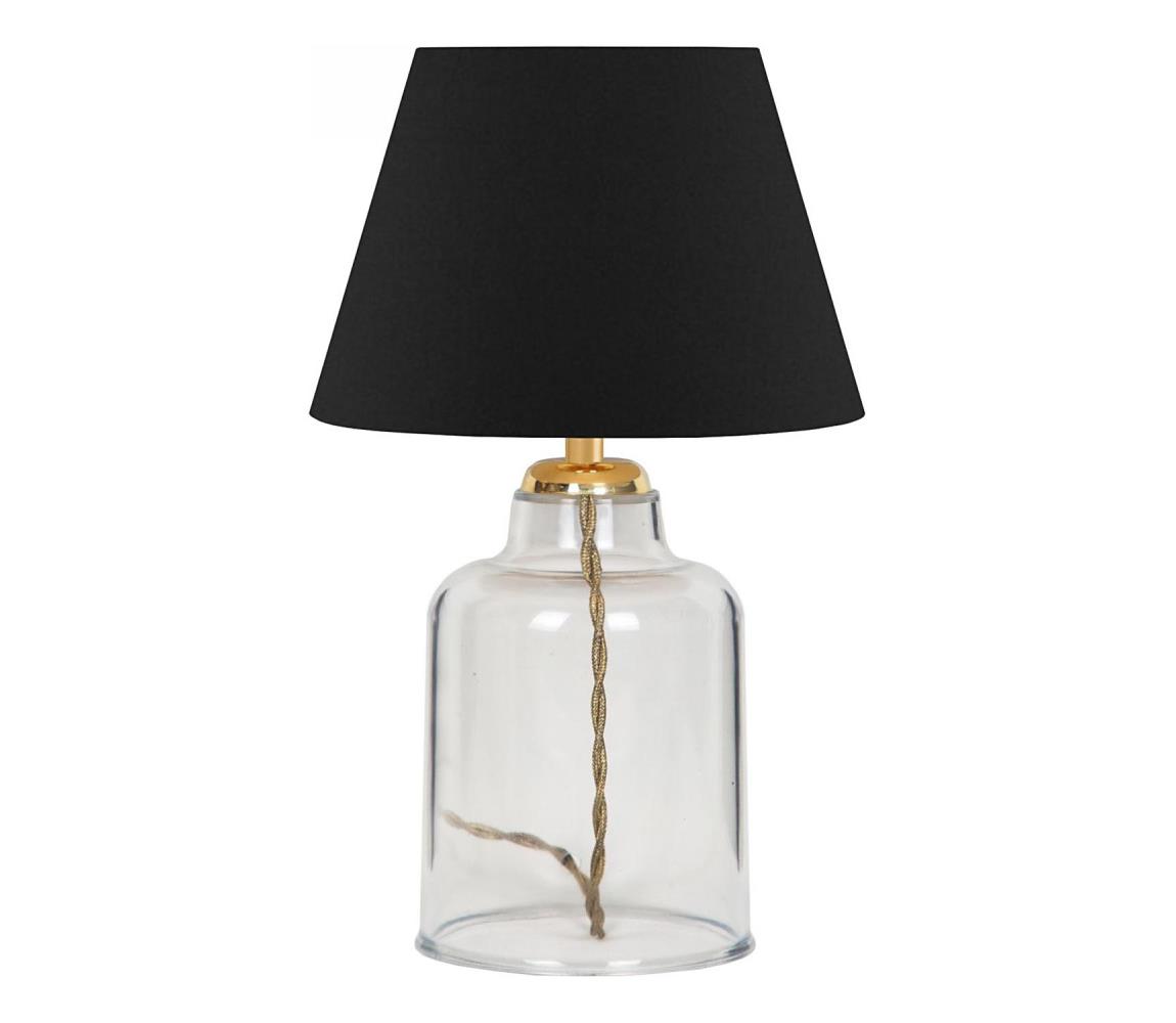 Donoci Stolná lampa AYD 1xE27/40W/230V čierna/číra