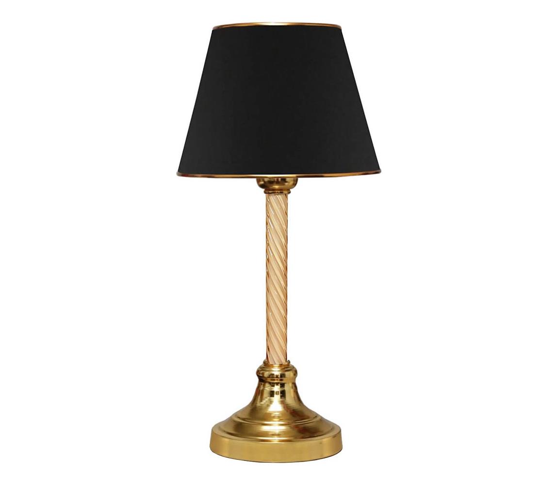 Donoci Stolná lampa AYD 1xE27/40W/230V čierna/zlatá