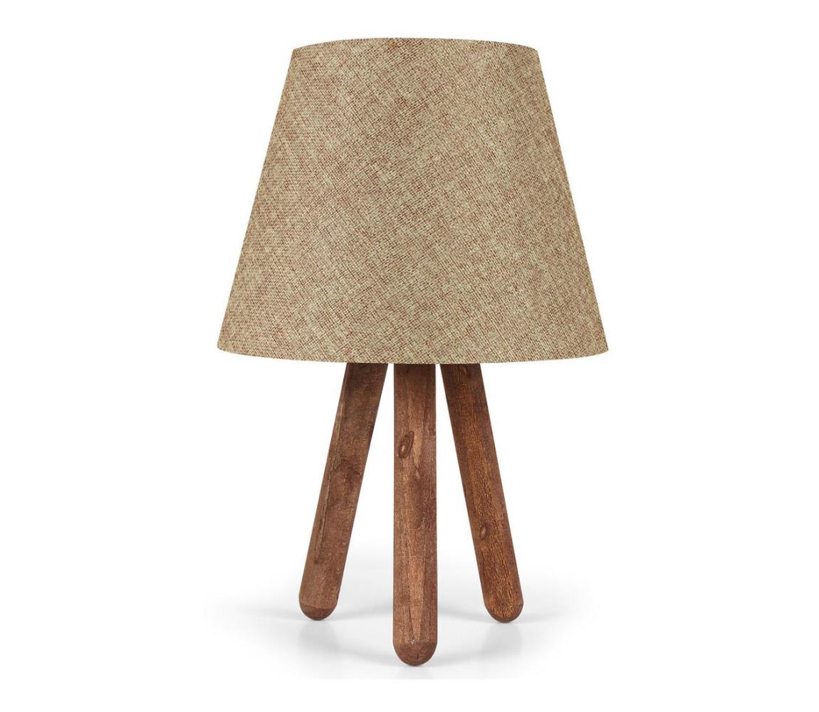 Donoci Stolná lampa AYD 1xE27/60W/230V béžová/hnedá 780SGN1428