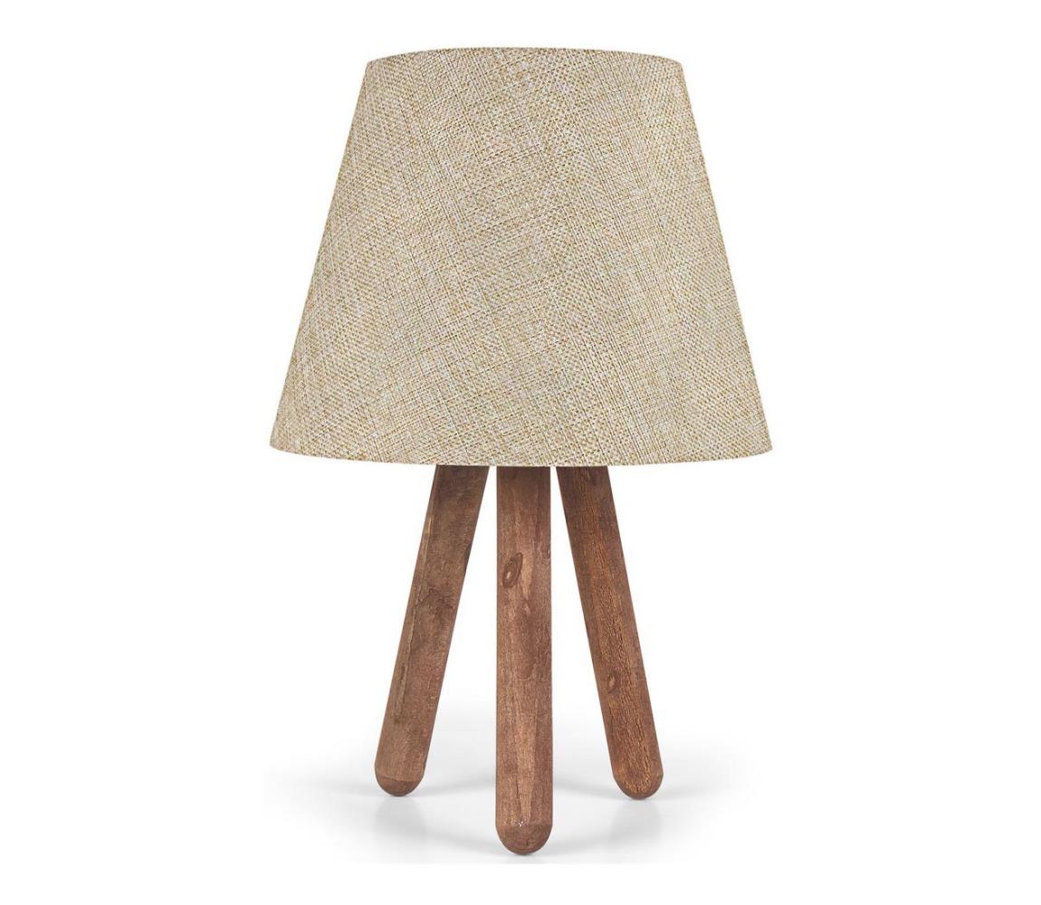 Donoci Stolná lampa AYD 1xE27/60W/230V béžová/hnedá 780SGN1429
