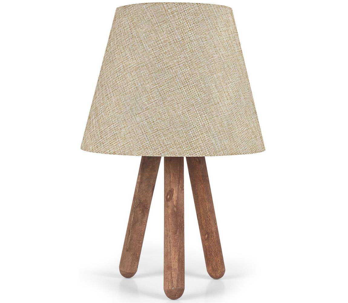 Donoci Stolná lampa AYD 1xE27/60W/230V béžová/hnedá
