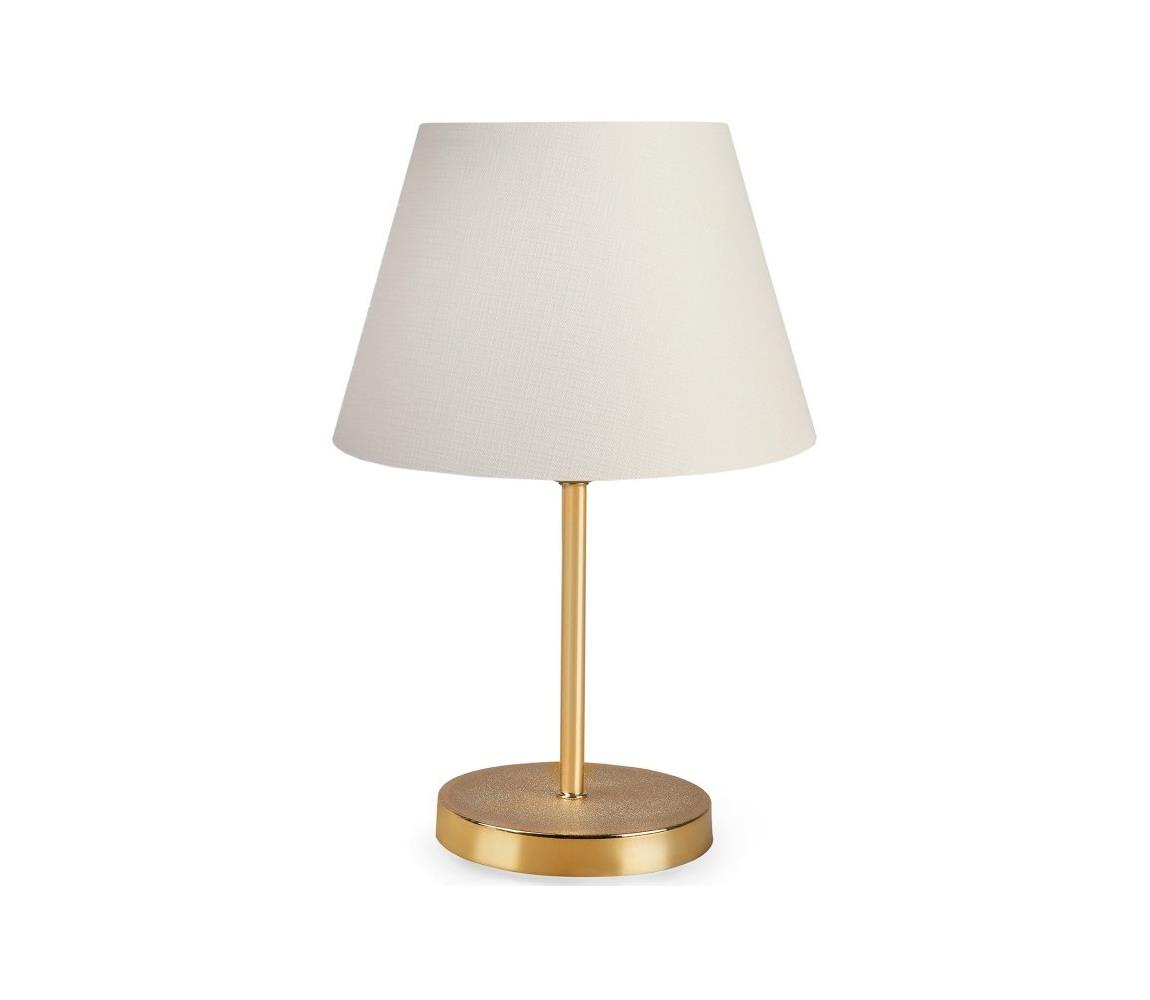 Donoci Stolná lampa AYD 1xE27/60W/230V biela/zlatá