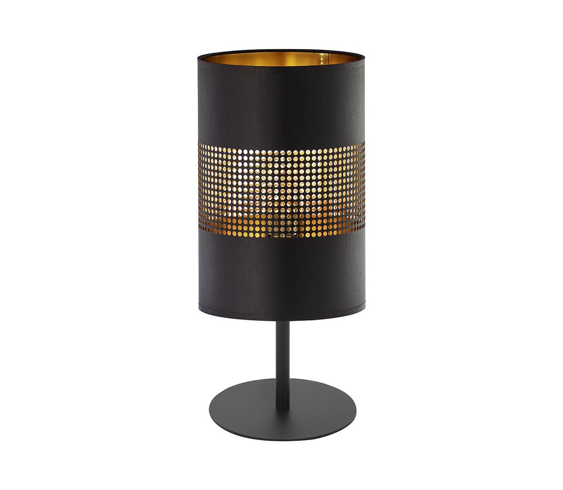 Donoci Stolná lampa BOGART 1xE27/15W/230V čierna/zlatá