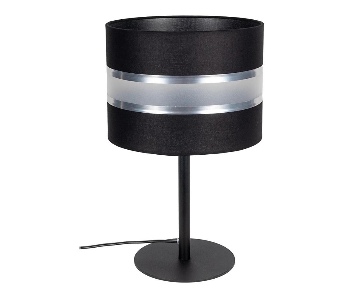 Donoci Stolná lampa CORAL 1xE27/60W/230V čierna 0421