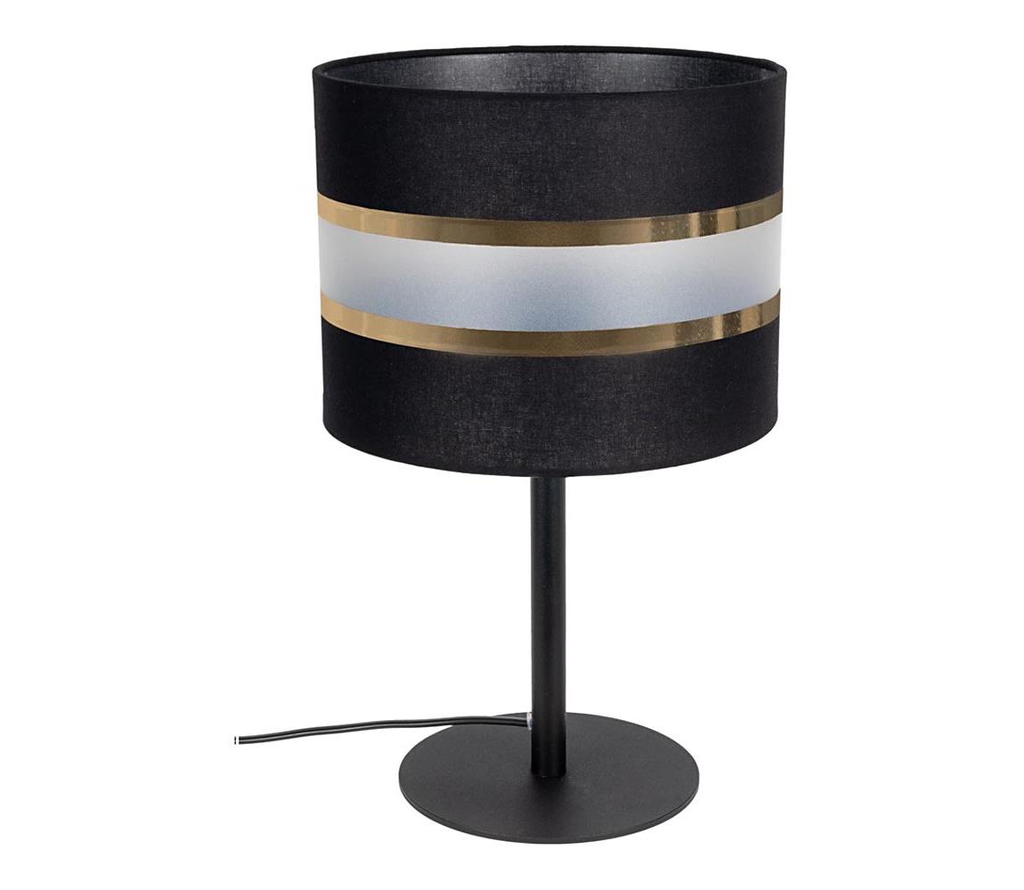 Donoci Stolná lampa CORAL 1xE27/60W/230V čierna 0433