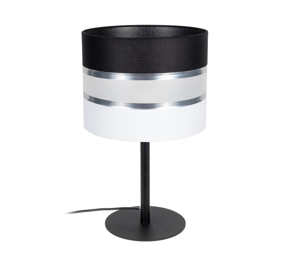 Donoci Stolná lampa CORAL 1xE27/60W/230V čierna/biela