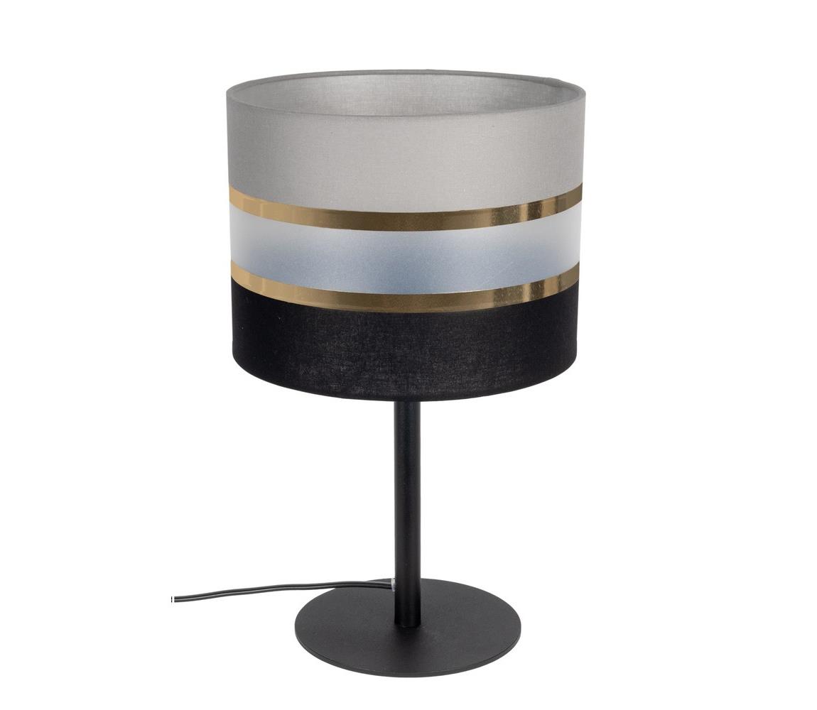 Donoci Stolná lampa CORAL 1xE27/60W/230V čierna/šedá