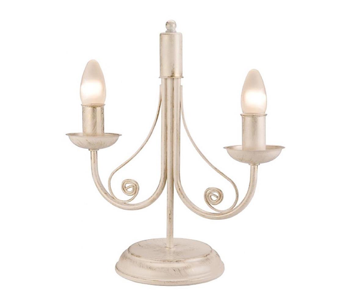 Donoci Stolná lampa DONATO 2xE14/40W/230V LN 2.29 BIAŁY