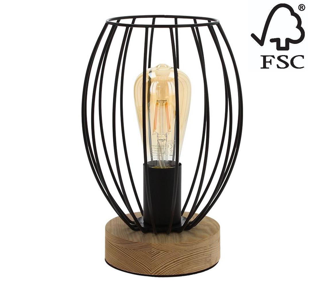 Donoci Stolná lampa GUNNAR 1xE27/25W/230V dub