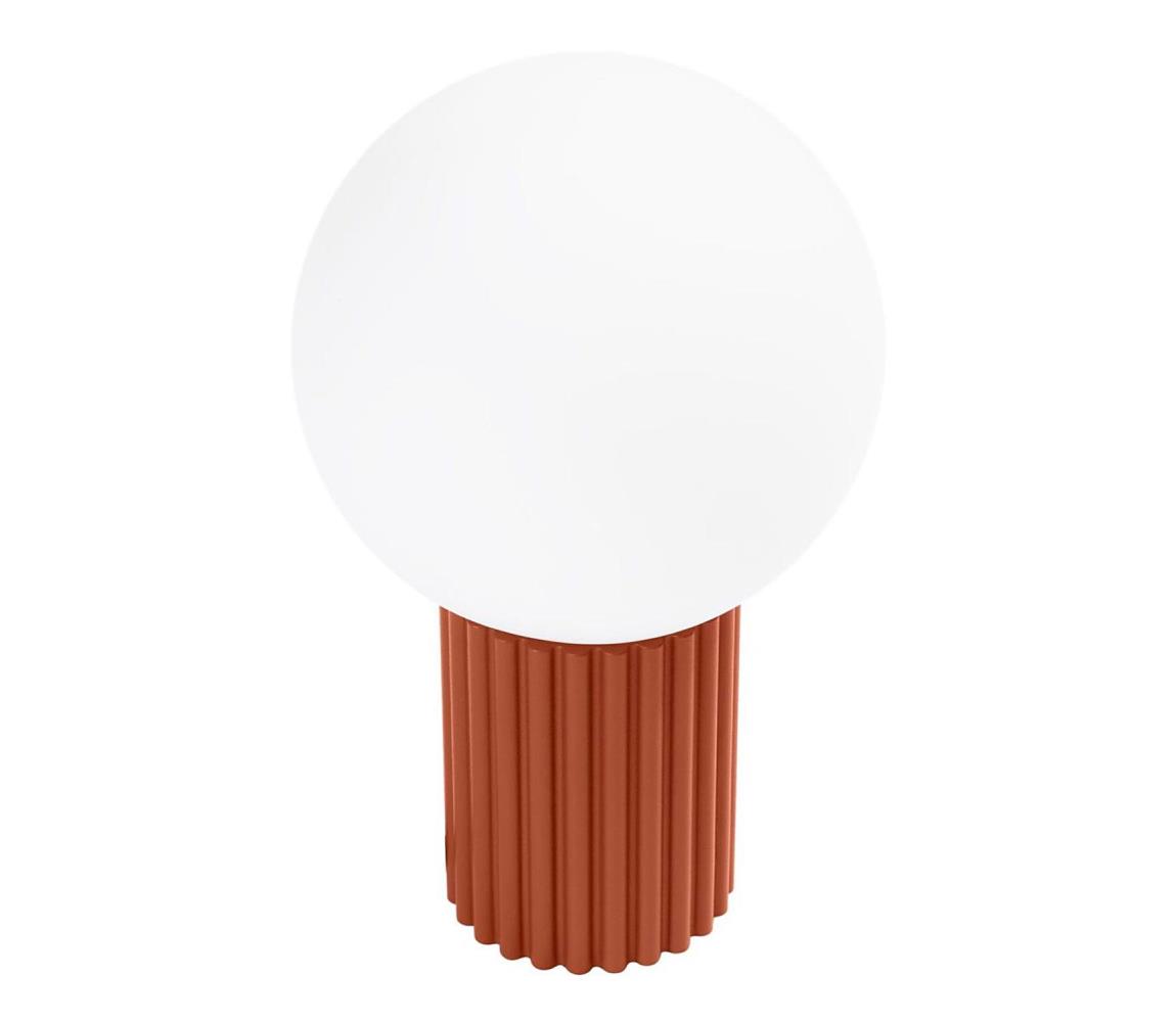 Donoci Stolná lampa HALO 1xG9/8W/230V pr. 12 cm oranžová