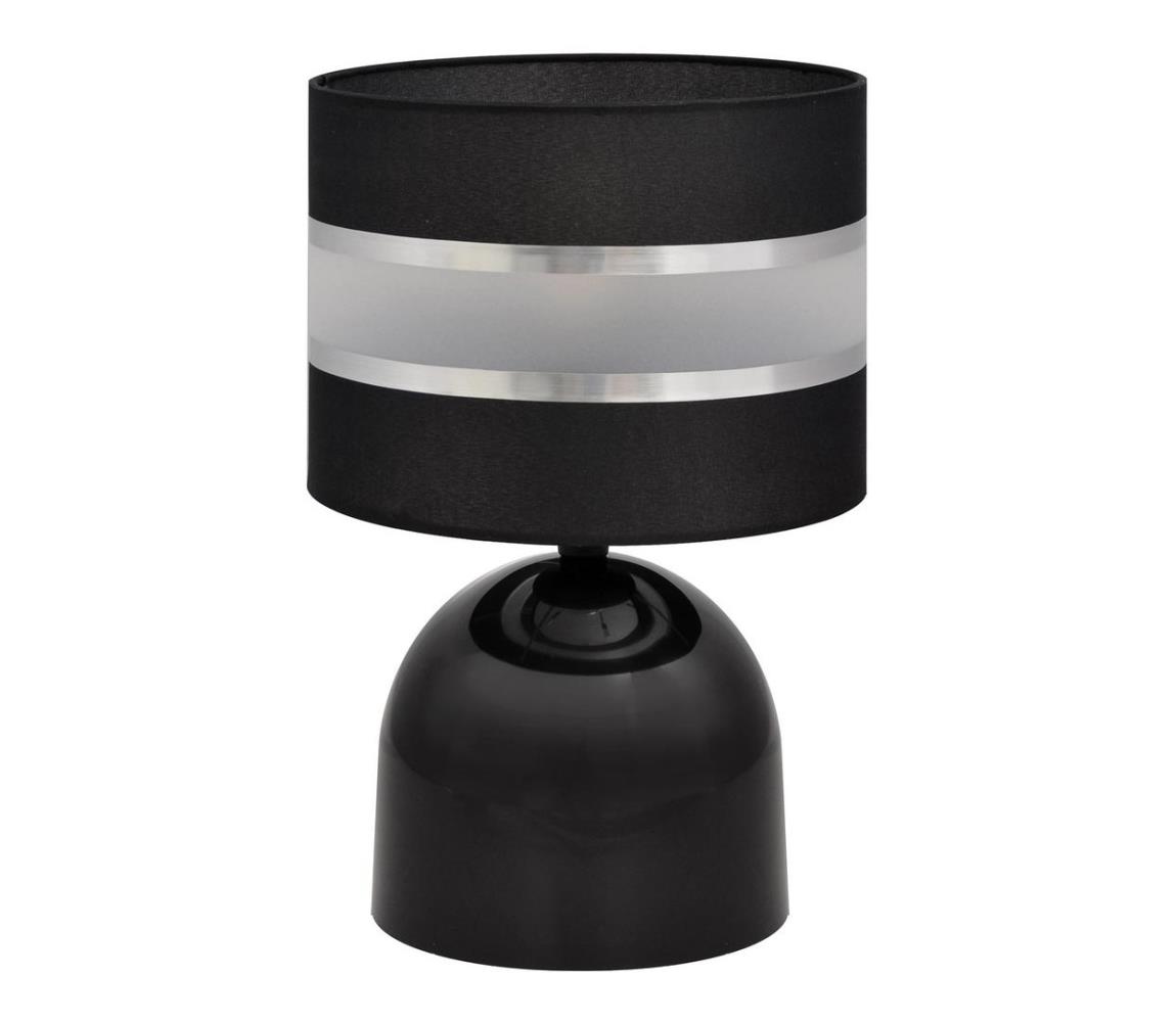 Donoci Stolná lampa HELEN 1xE27/15W/230V čierna/strieborná