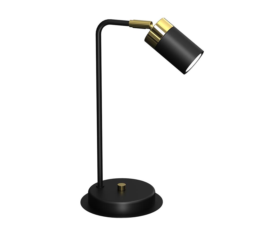 Donoci Stolná lampa JOKER 1xGU10/25W/230V čierna/zlatá