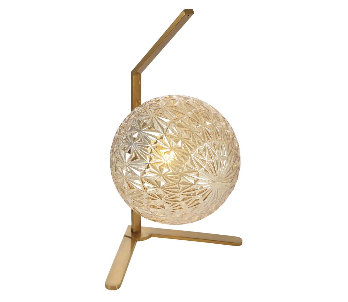 Donoci Stolná lampa JUNO 1xE27/7W/230V béžová/zlatá