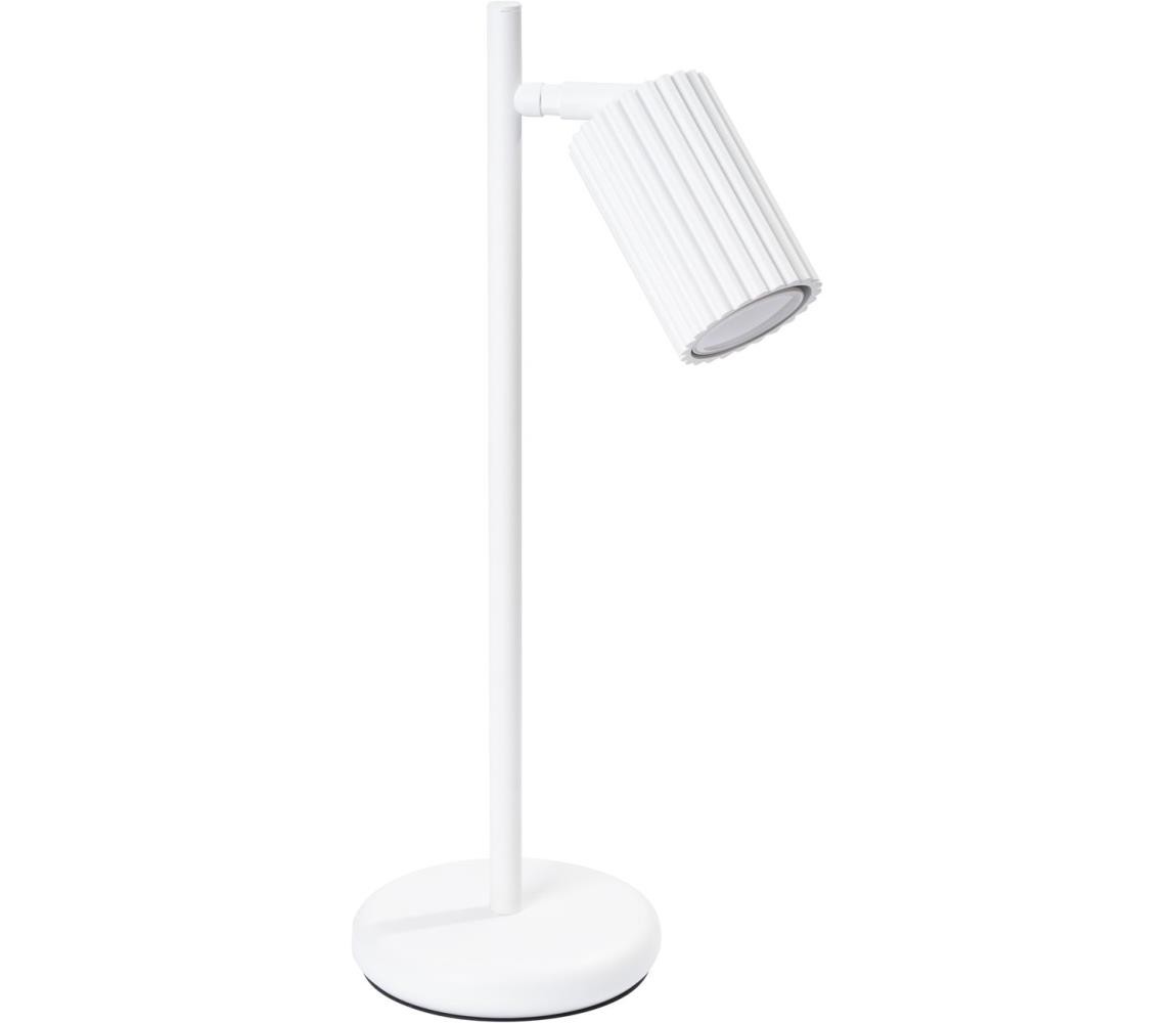 Donoci Stolná lampa KARBON 1xGU10/10W/230V biela