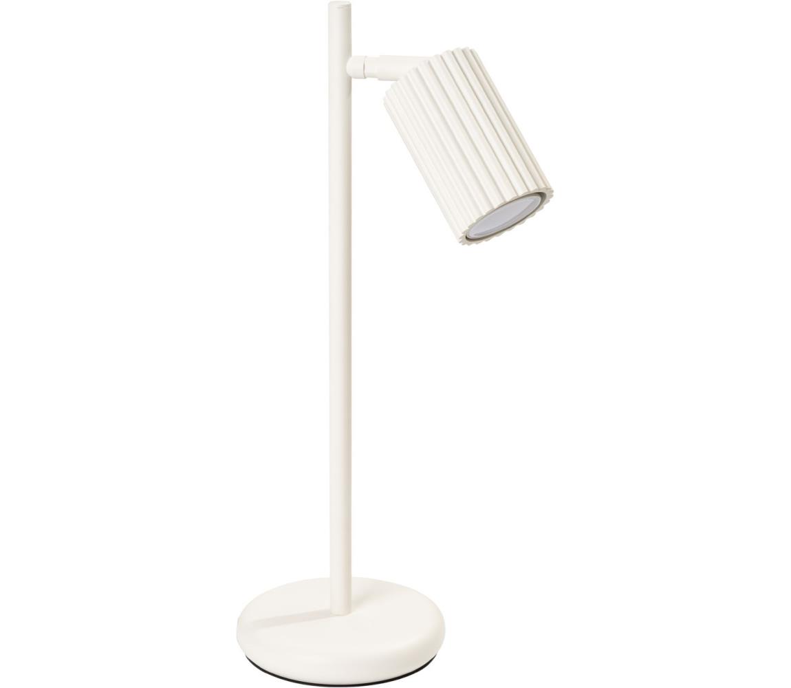 Donoci Stolná lampa KARBON 1xGU10/10W/230V krémová