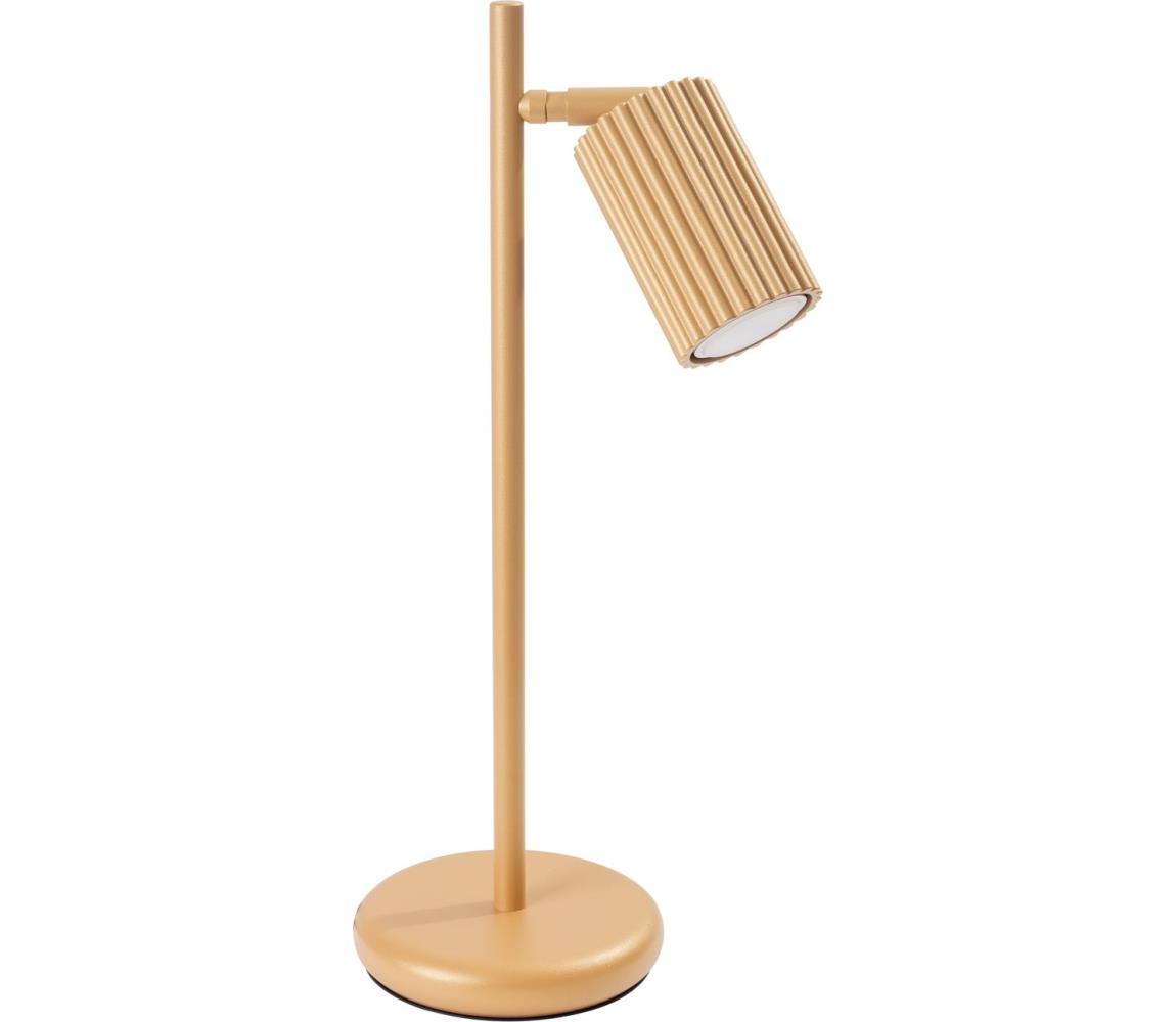 Donoci Stolná lampa KARBON 1xGU10/10W/230V zlatá