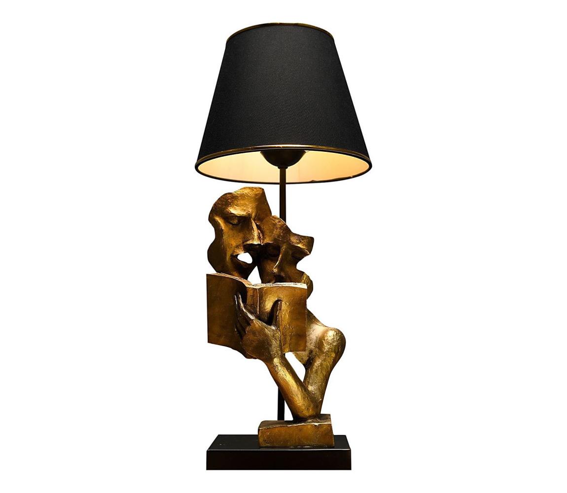 Donoci Stolná lampa LECTURE 1xE27/40W/230V čierna/zlatá