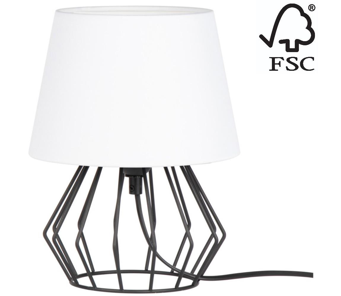 Donoci Stolná lampa MANGOO 1xE27/40W/230V biela/čierna
