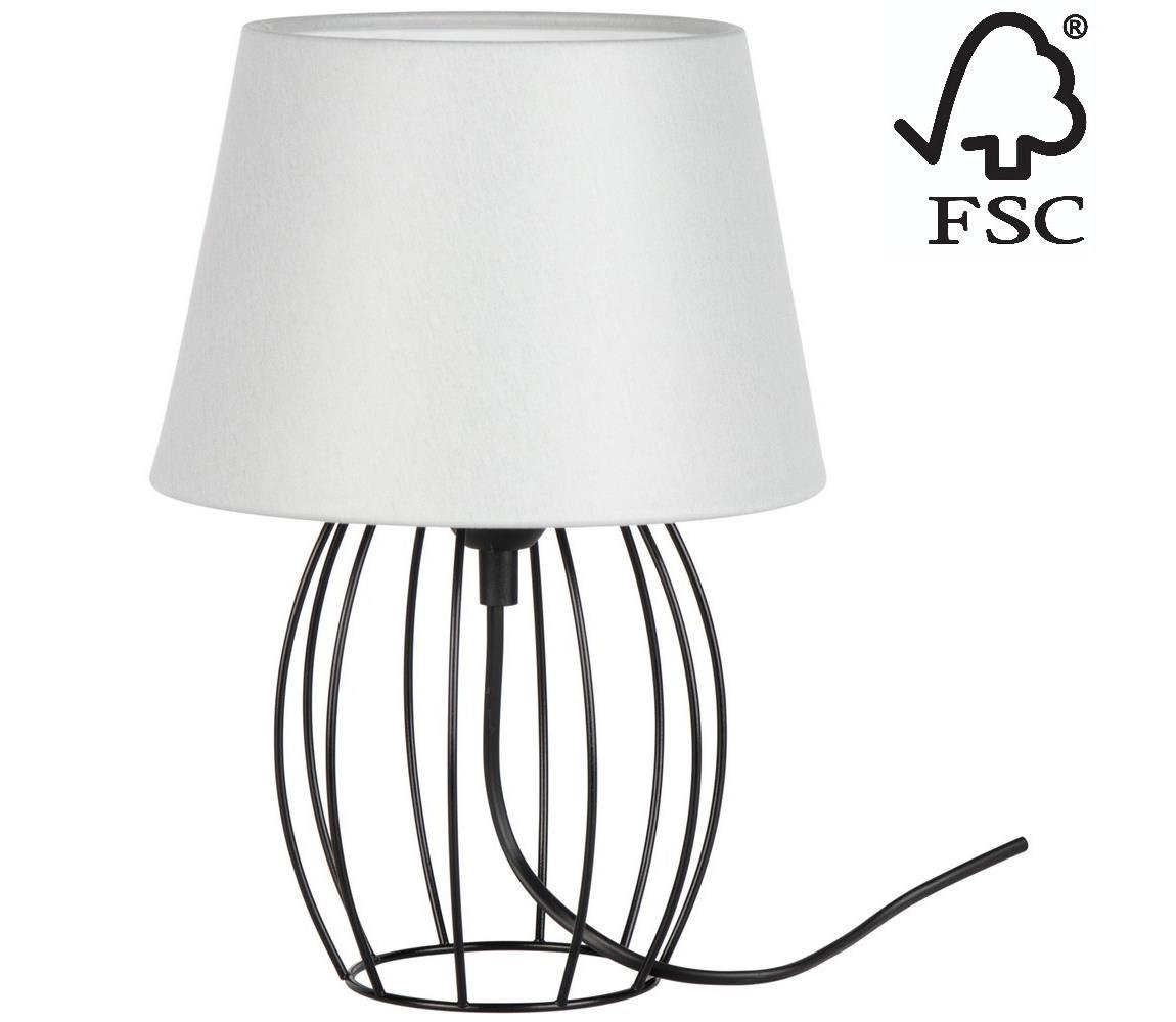 Donoci Stolná lampa MANGOO 1xE27/40W/230V šedá/čierna