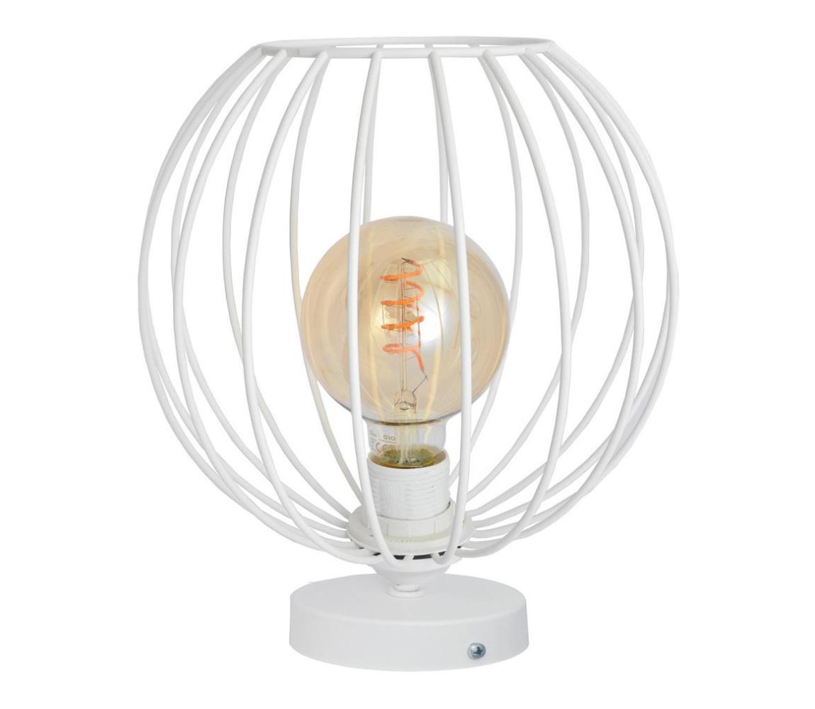 Donoci Stolná lampa MERCURE 1xE27/15W/230V biela