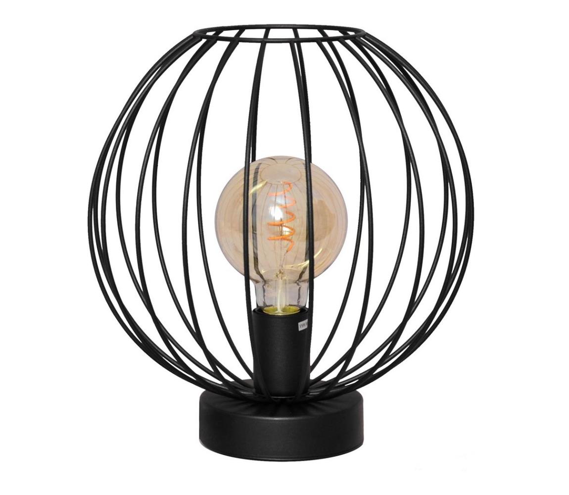 Donoci Stolná lampa MERCURE 1xE27/15W/230V čierna