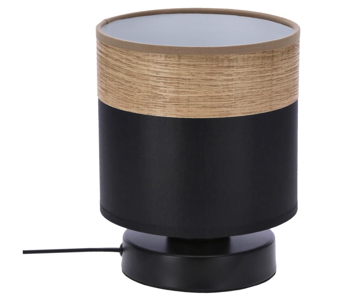 Donoci Stolná lampa PORTO 1xE27/60W/230V čierna/hnedá