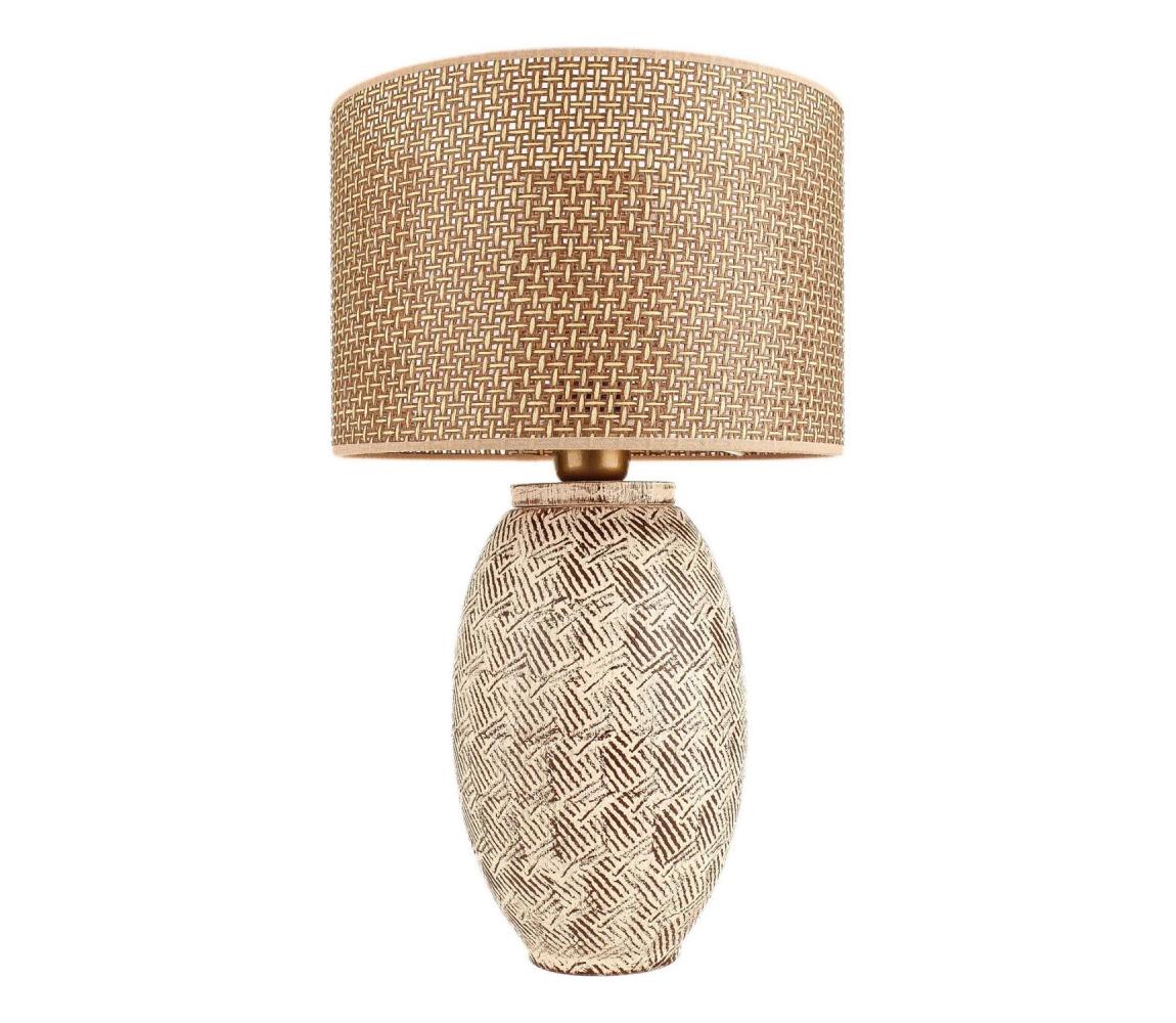 Donoci Stolná lampa RAMZES 1xE27/40W/230V béžová