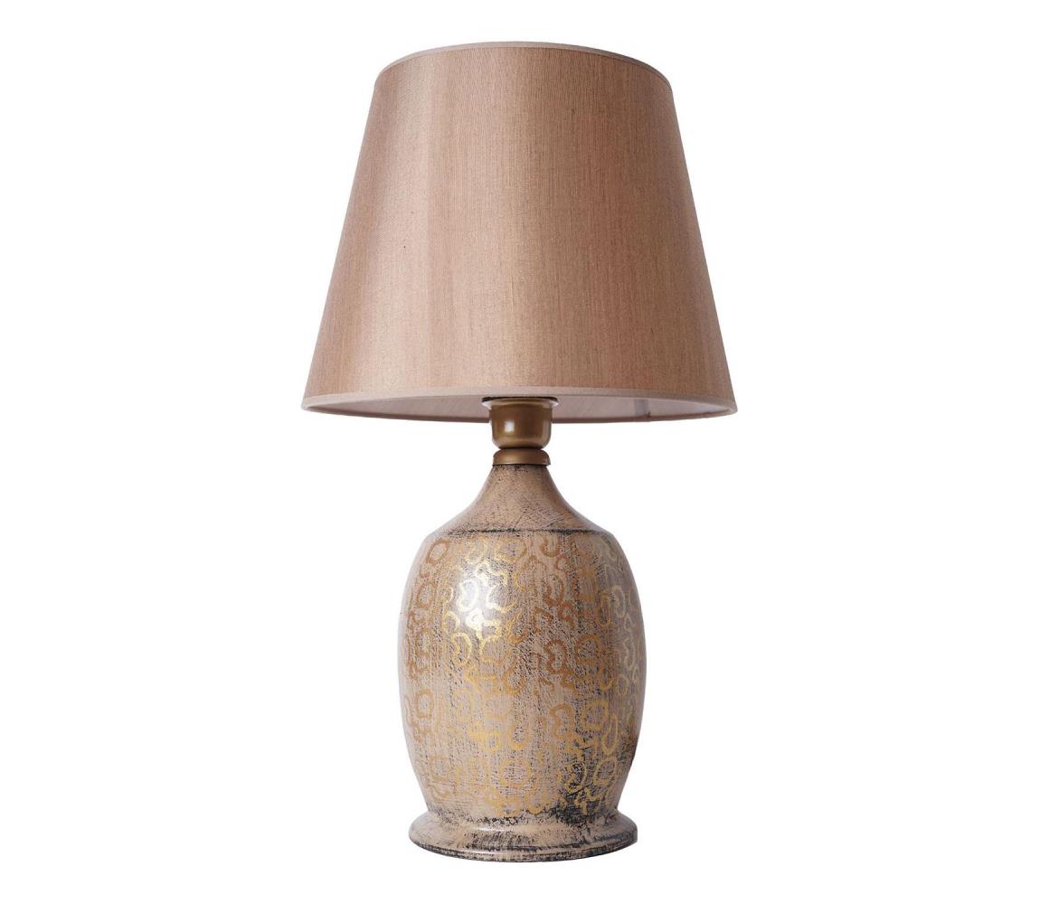 Donoci Stolná lampa RAMZES 1xE27/40W/230V hnedá 687HMY2240